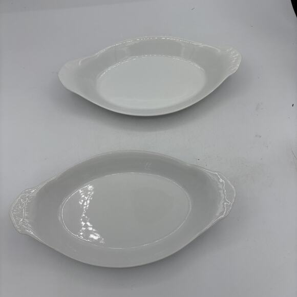Cordon Bleu Bia Oval‎ Au Gratin Baking Serve Set of 2 10" Oven Safe - Picture 6 of 7